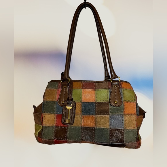 Fossil Handbags - Fossil Patchwork Leather Purse